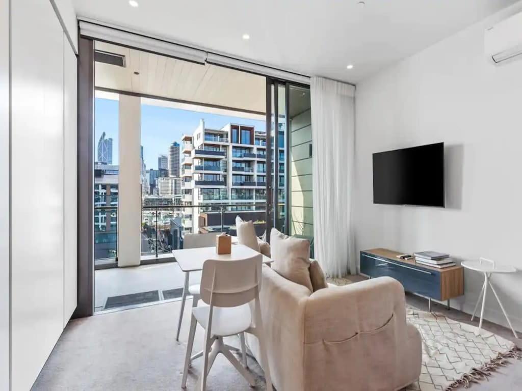Modern One Bedroom Apartment In Wynyard Quarter Окленд Екстер'єр фото