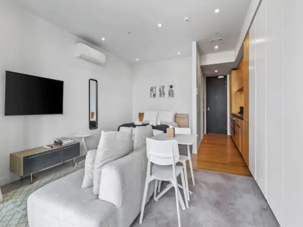 Modern One Bedroom Apartment In Wynyard Quarter Окленд Екстер'єр фото