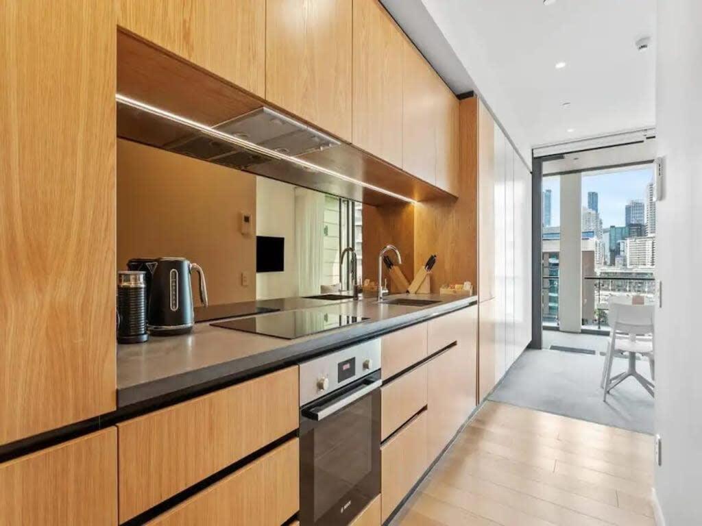 Modern One Bedroom Apartment In Wynyard Quarter Окленд Екстер'єр фото
