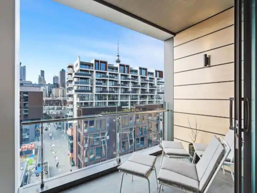 Modern One Bedroom Apartment In Wynyard Quarter Окленд Екстер'єр фото